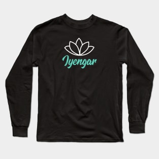 Yoga Iyengar lotus Long Sleeve T-Shirt